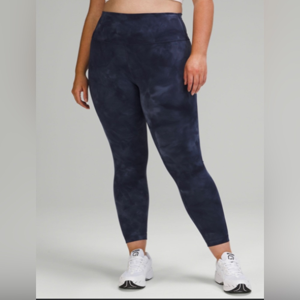 Lululemon Wunder Train 25” Diamond Dye Leggings